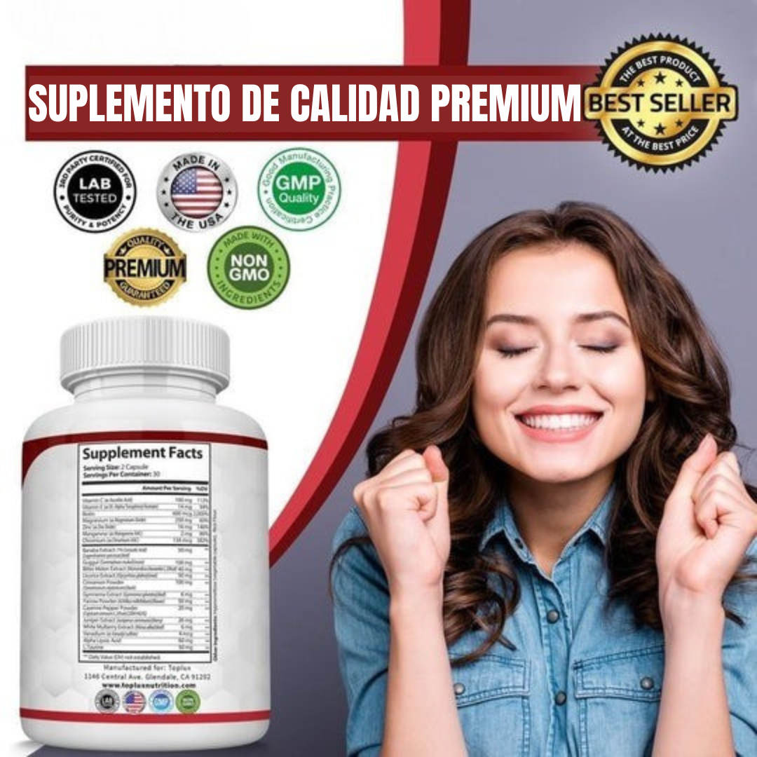 GLUCOSTRIKE 7-DAY™ | CONTROLA TU AZÚCAR EN 7 DÍAS…!