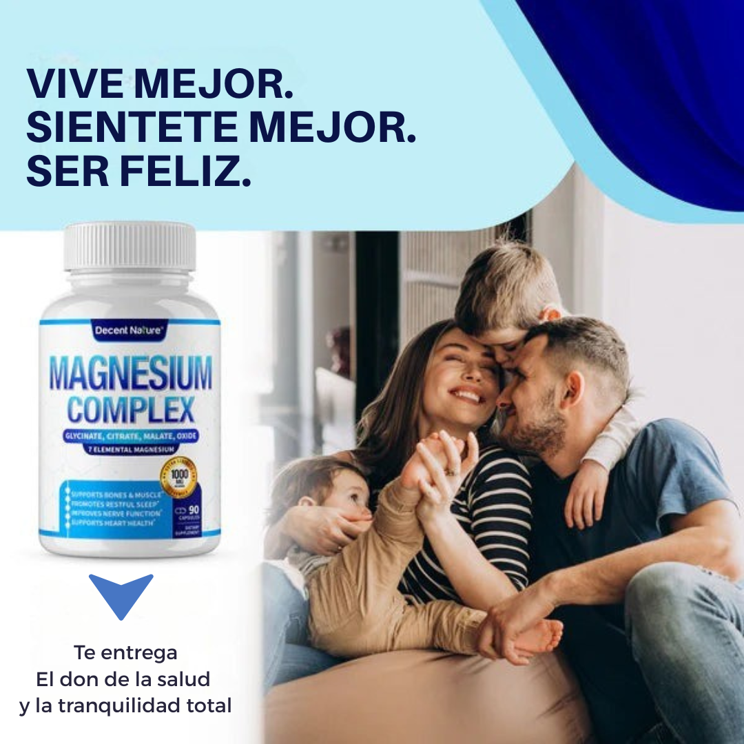 Complejo De Magnesio™ | Adiós hinchazón. Bienvenida Tu Mejor Versión