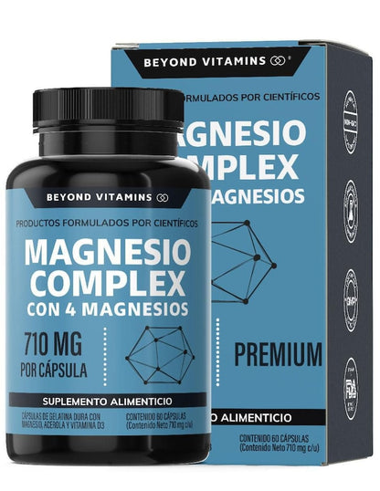 Magnesio Complex | 4 Formas de Bienestar. 1 Cápsula.