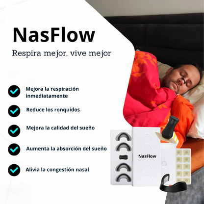 NasFlow™ | Flujo Nasal Libre y Continuo (Pack De 30 Und)