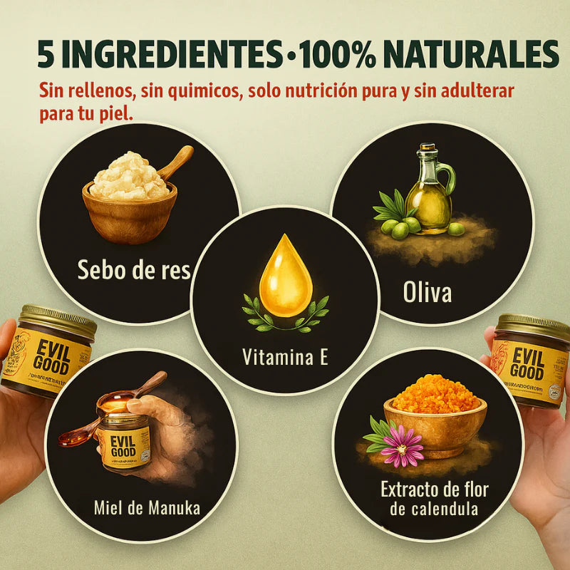 PRIMAL NOURISH™ | Crema De Sebo De Res Orgánico y Miel De Manuka