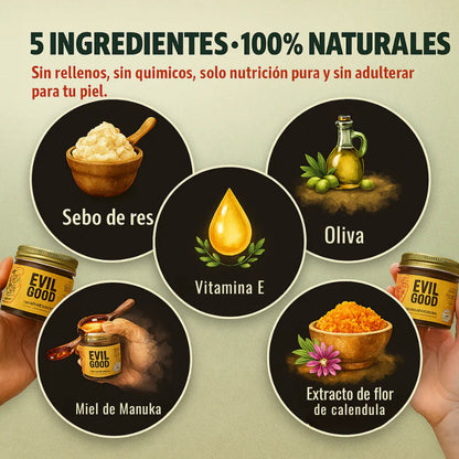 PRIMAL NOURISH™ | Crema De Sebo De Res Orgánico y Miel De Manuka