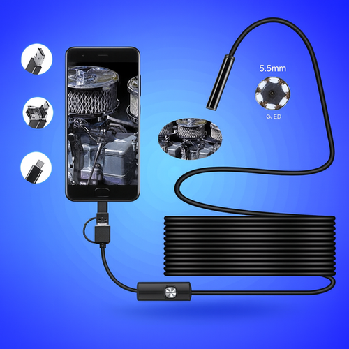 VISIPROBE™ (Mini Cámara Endoscópica HD)