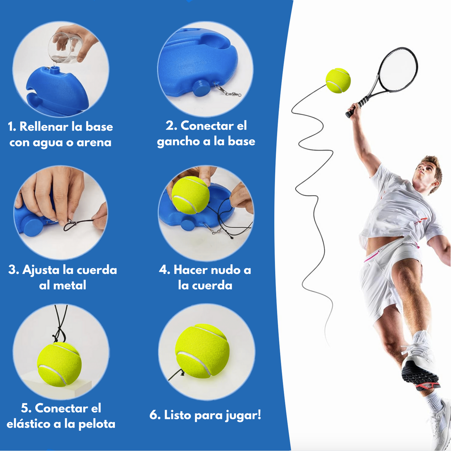 TennisPro™ Trainer | Perfecciona tu juego, un swing a la vez. 🎾