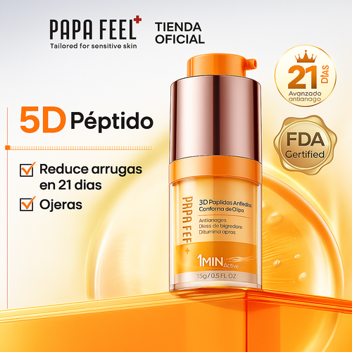 PAPA FEEL 5D | Arrugas, bolsas y ojeras… borradas desde hoy