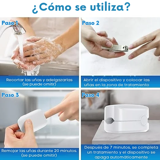 ClearStep™ | Terapia Láser Estética para Uñas Saludables