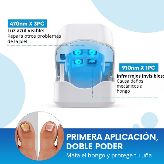 ClearStep™ | Terapia Láser Estética para Uñas Saludables