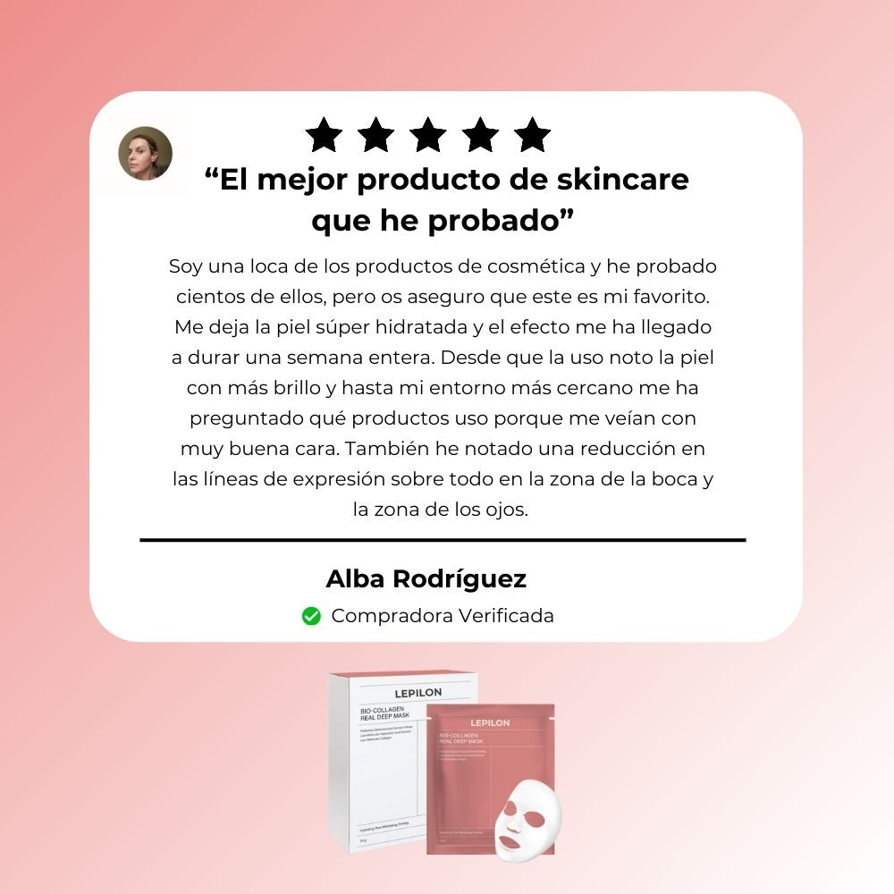 Mascarilla de Bio-Colágeno (PACK DE 2 + 2 EXTRA GRATIS)