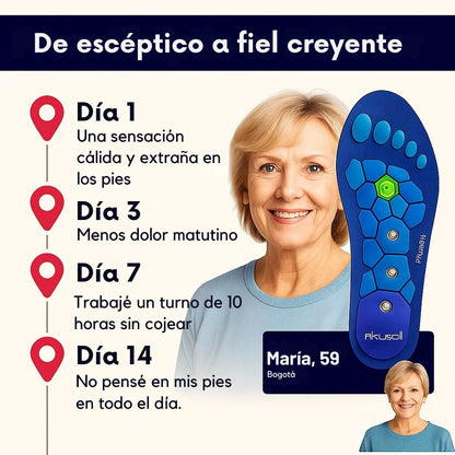 NeuroStep™ | Plantillas Magnéticas Para Eliminar El Dolor 2x1.