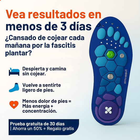 NeuroStep™ | Plantillas Magnéticas Para Eliminar El Dolor 2x1.