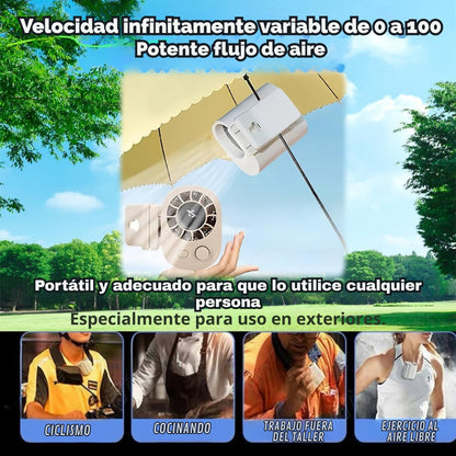 🌬️ CoolFlex™ 2025 | El Ventilador Portátil Que Se Adapta a Vos