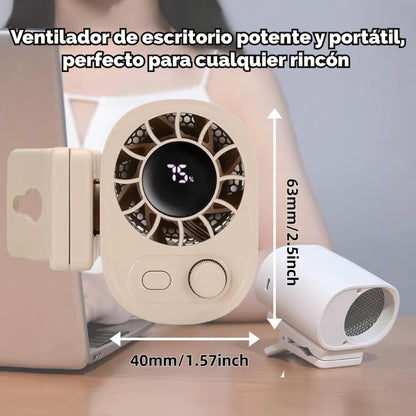 🌬️ CoolFlex™ 2025 | El Ventilador Portátil Que Se Adapta a Vos