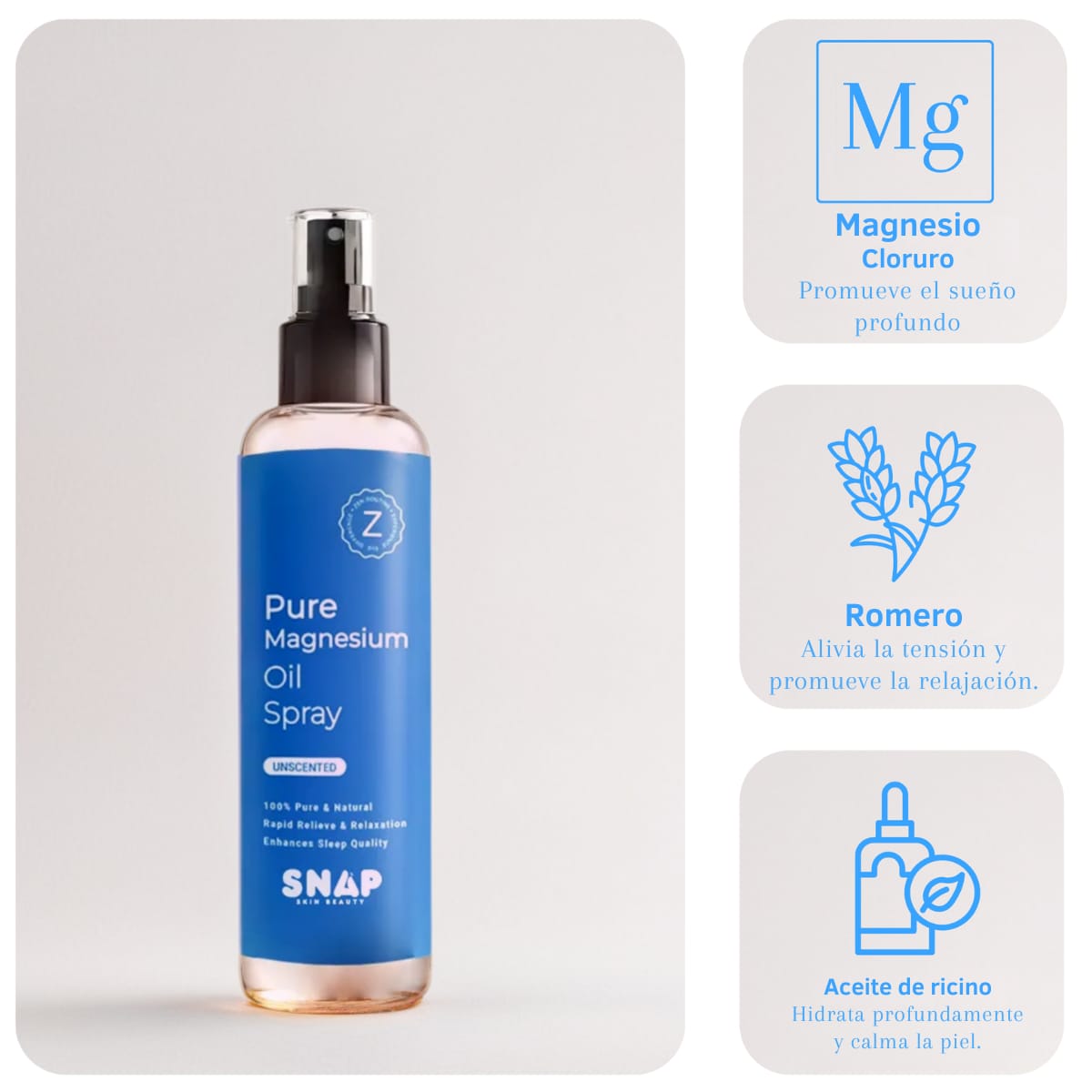 Spray Corporal De Magnesio 1 + 1  Gratis