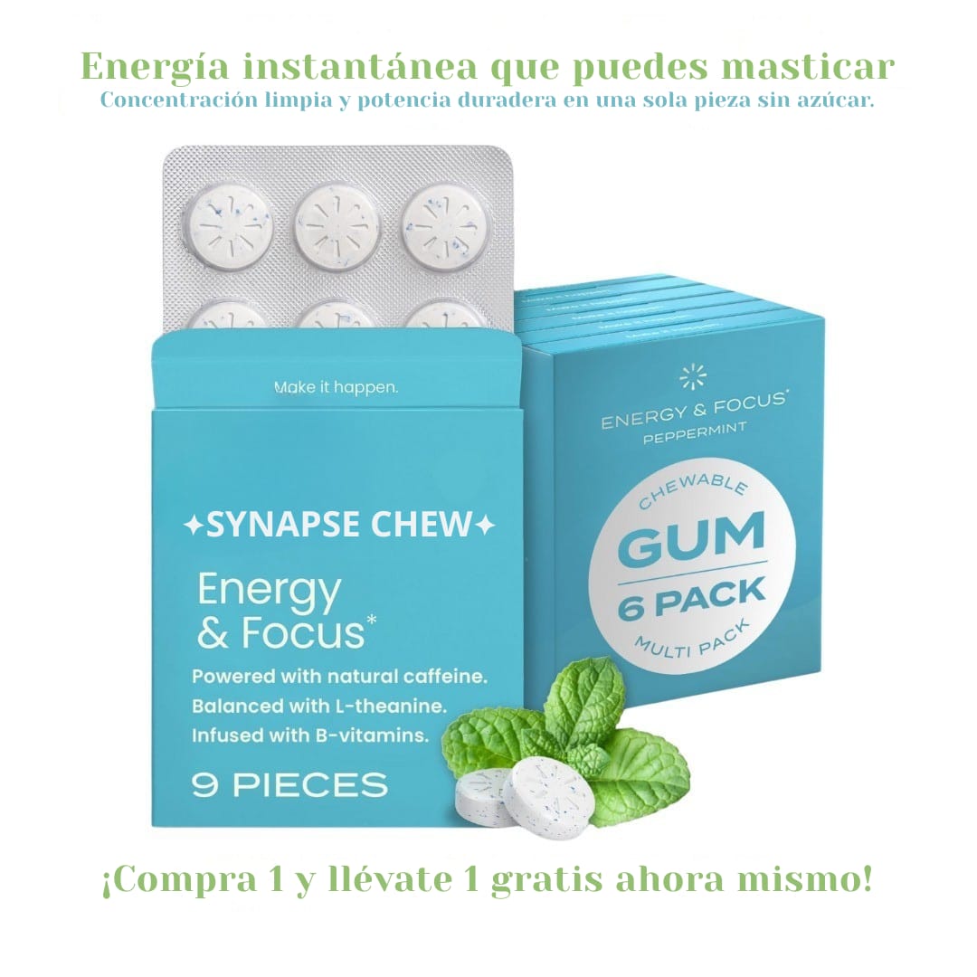 SYNAPSE CHEW™ | 5 Minutos para Encender Tu Cerebro 🧠