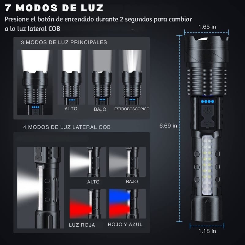 ⚡ TITANFLASH™ |  La Linterna Más Poderosa Para Dominar La Oscuridad