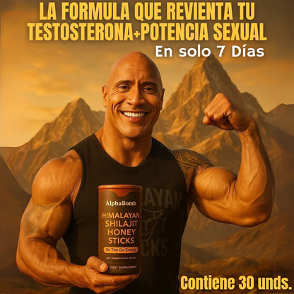 AlphaBomb™ | Palitos De Miel De Shilajit 30