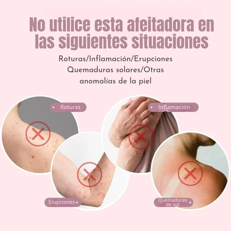 GlowShe™ |  La Afeitadora Electrica 2 En 1