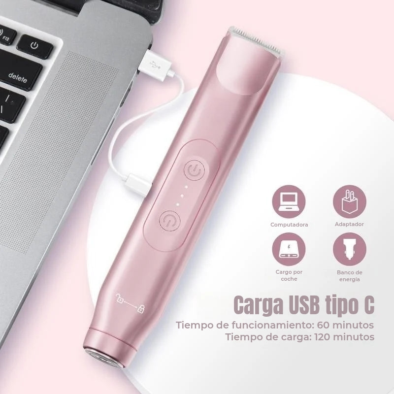 GlowShe™ |  La Afeitadora Electrica 2 En 1