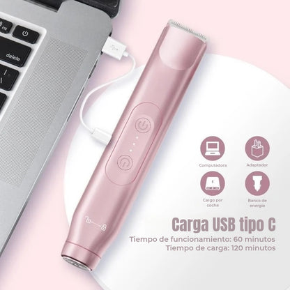 GlowShe™ |  La Afeitadora Electrica 2 En 1