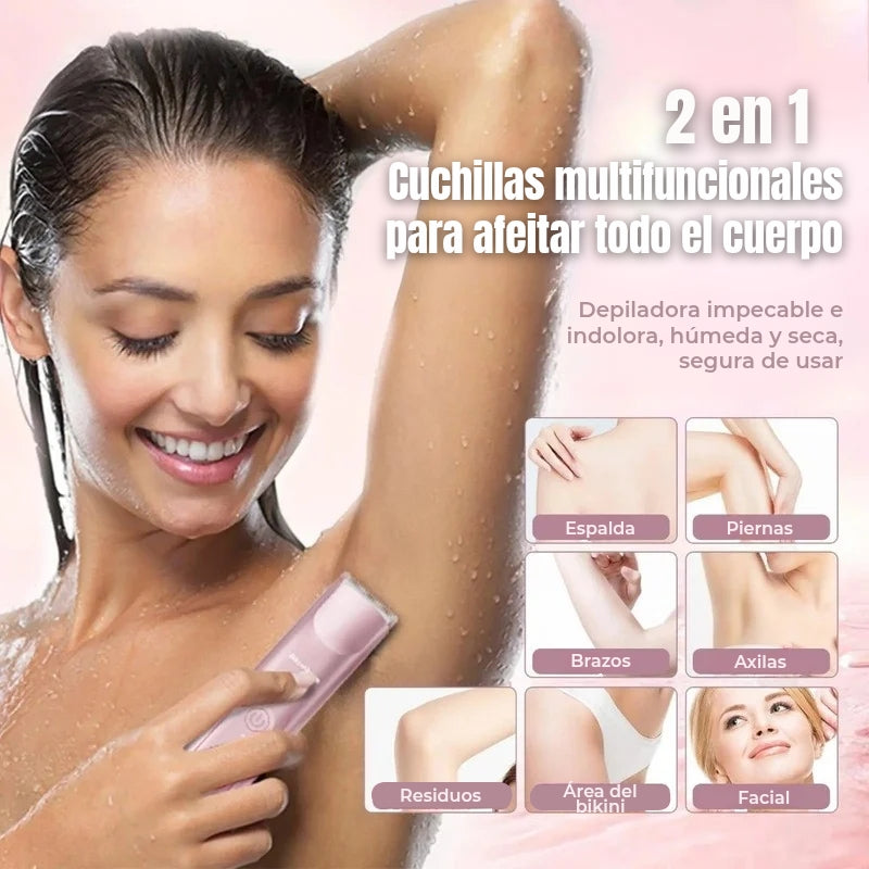 GlowShe™ |  La Afeitadora Electrica 2 En 1