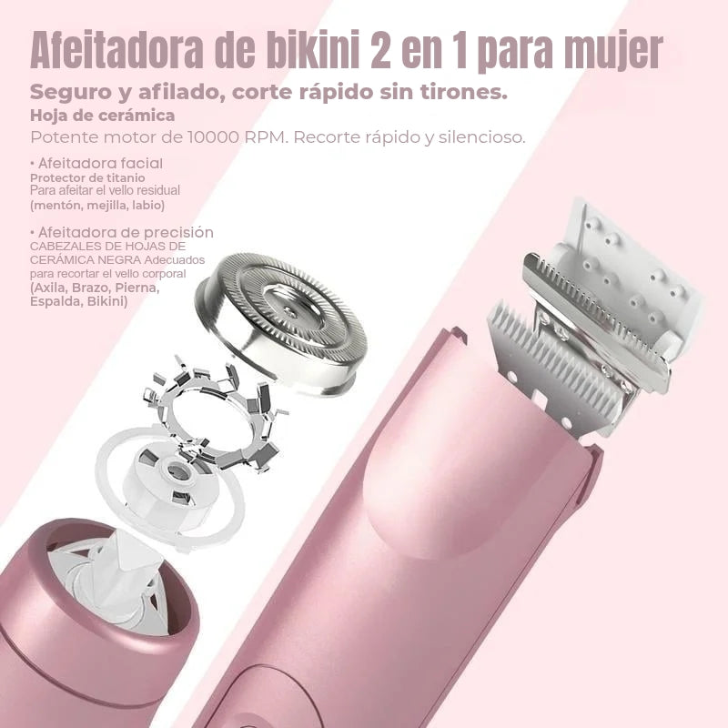 GlowShe™ |  La Afeitadora Electrica 2 En 1