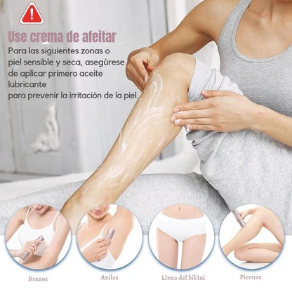 GlowShe™ |  La Afeitadora Electrica 2 En 1