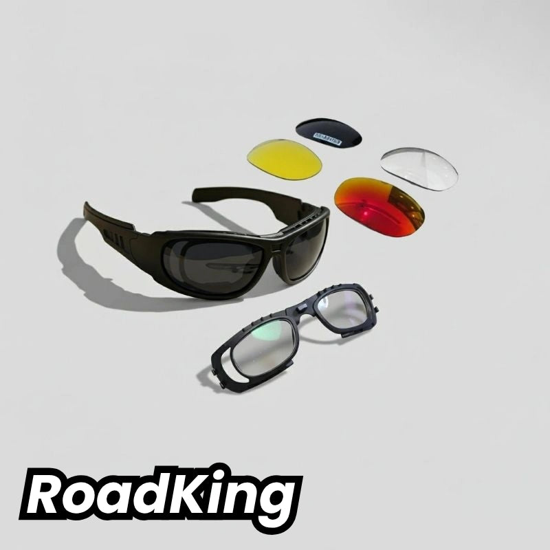 RoadKing | Gafas Polarizadas para Moto (X4 LENTES)