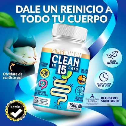 Clean15™ | Limpieza Completa Estomacal En 15 Días